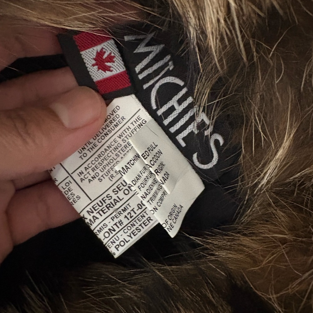 Mitchie’s Canadian Fur leather hat - Picture 3 of 4